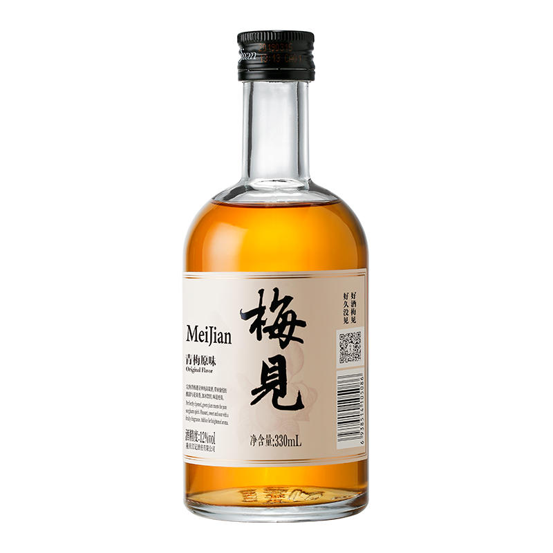 需入会、PLUS会员：梅见 青梅原味 青梅酒 12度微醺果酒 330ml*7瓶 136.15元（需领券，合19.45元/件）