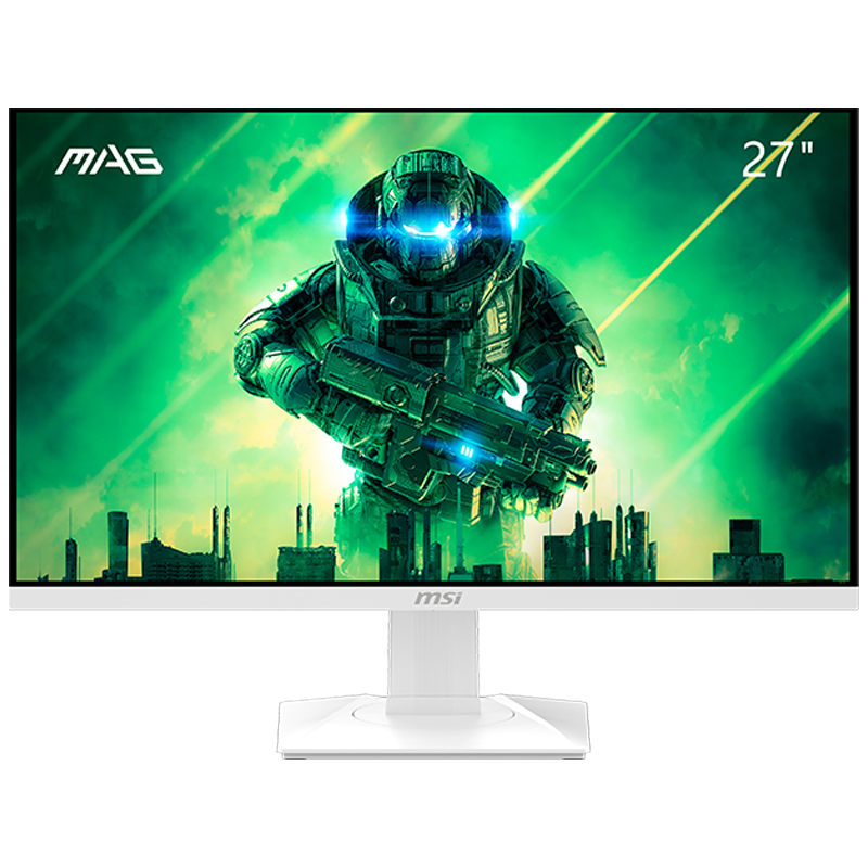 政府补贴：msi 微星 MAG 274QRFW 白刃 27英寸 电竞显示器（2K、180Hz、HDR400、1ms） 929.48元 包邮