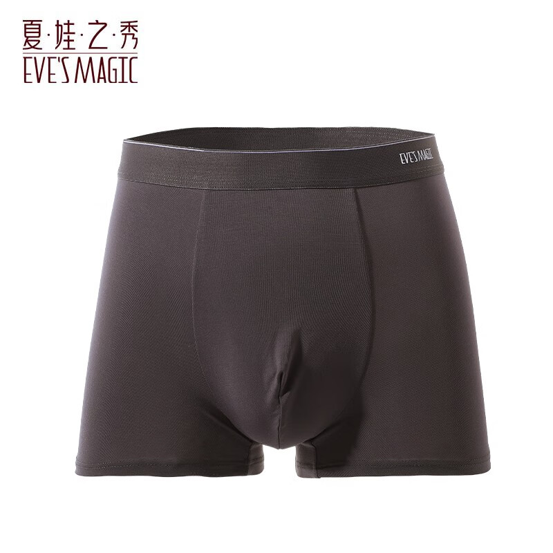 夏娃之秀 男平角裤透气内裤 K2043矿灰 9.38元