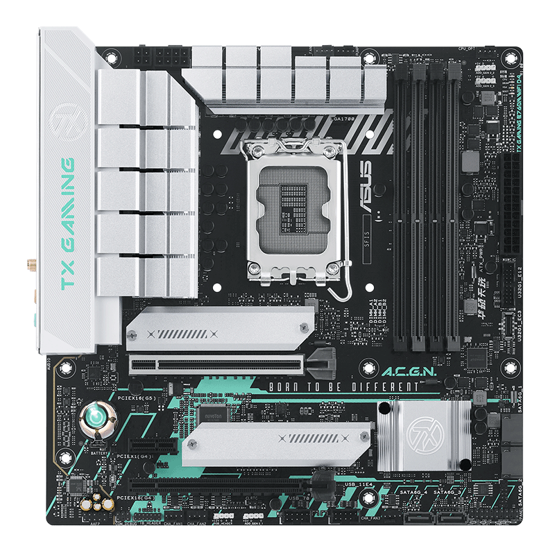 PLUS會員：華碩TX GAMING B760M WIFI D4 天選主板 支持 CPU 13700K/13600KF/13400F（Intel B760/LGA 1700） 1051.34元（需領券）