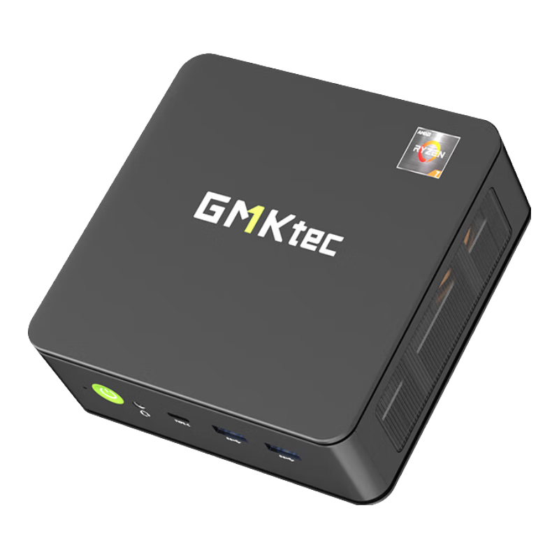 首购礼金：极摩客K6 迷你主机电脑 7840HS 65W高性能锐龙7 游戏办公设计mini小主机 蓝钛金属色 准系统 1689元（需领券）