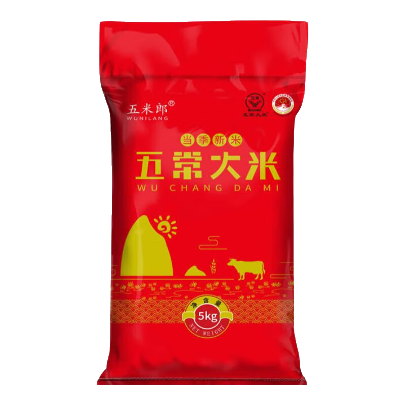 五米郎 五常大米 10斤 GB/T19266 24.9元（需领券）