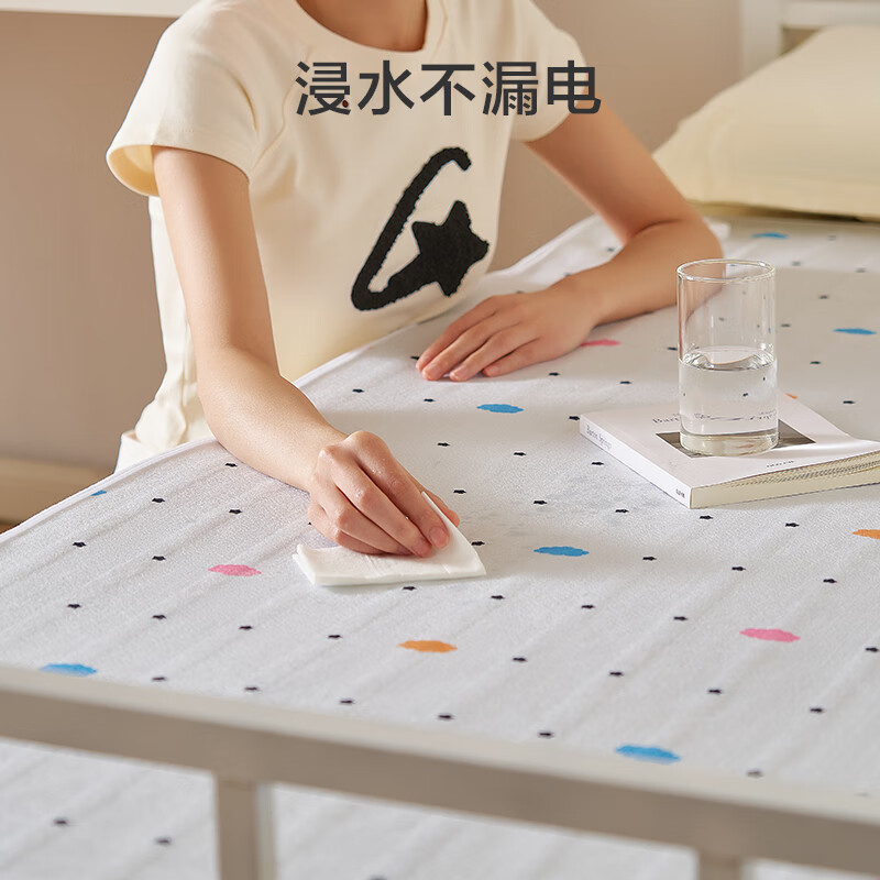 京東京造 TOP星認(rèn)證 暖星電熱毯 0.8x1.5m 機(jī)械款 券后58.12元