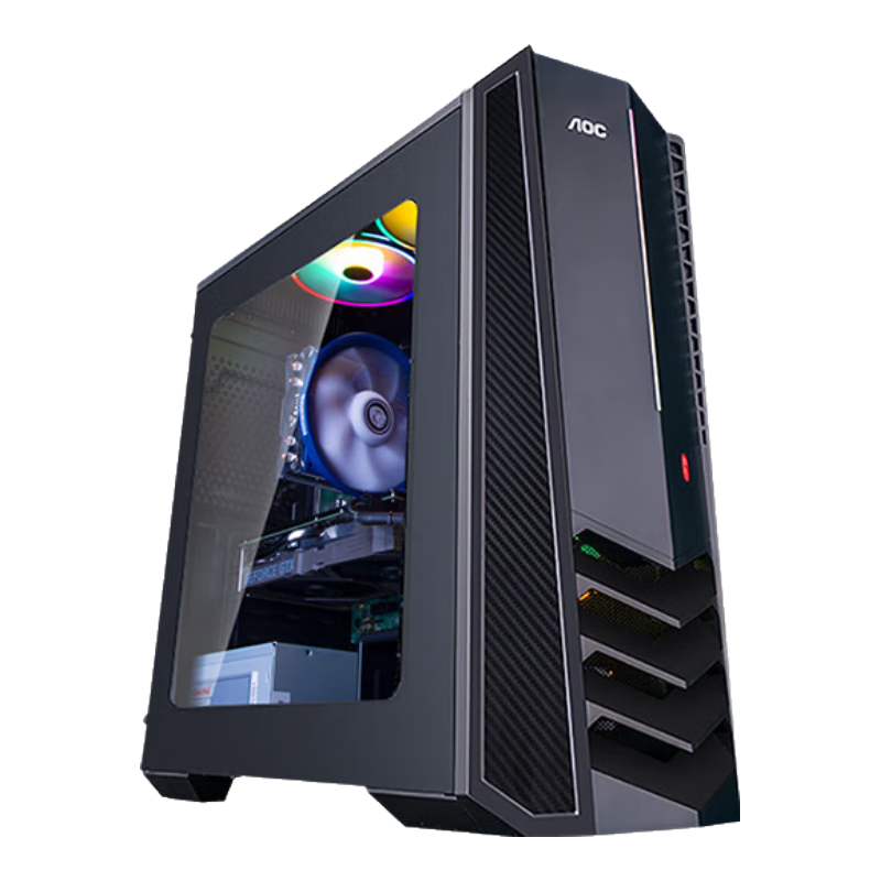 AOC 的盧916 i5 12400F/RTX3050 16G/512G辦公設(shè)計(jì)師游戲電競(jìng)臺(tái)式機(jī)電腦主機(jī)臺(tái)式電腦 2944.41元