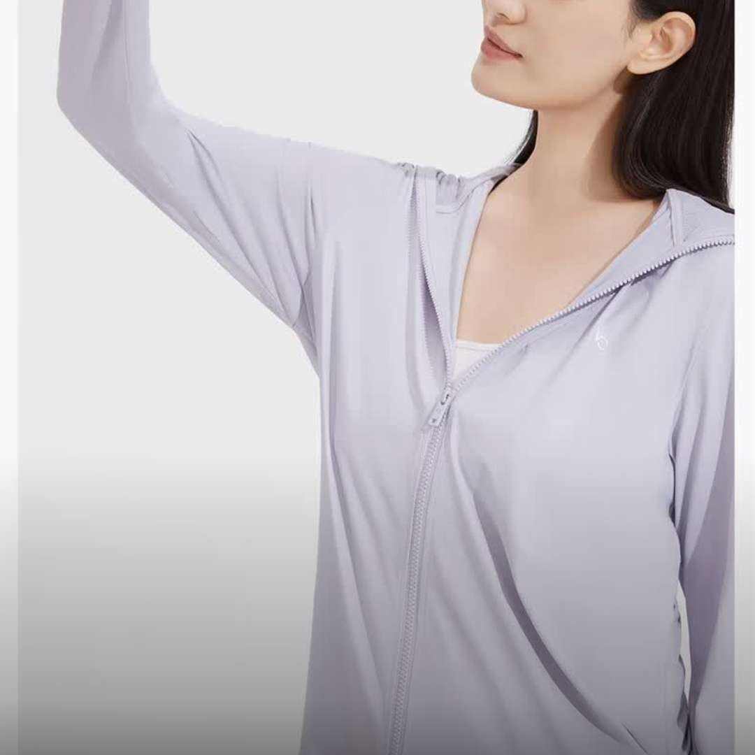 VVC 成毅同款防曬衣女 502UV防曬服冰感外套 香芋紫 78元（需領(lǐng)券）