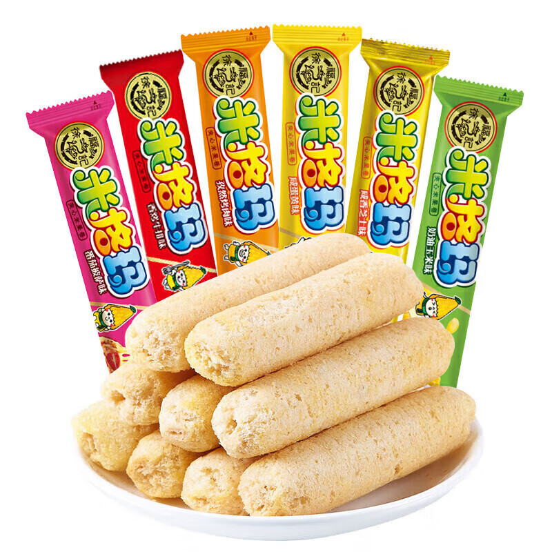 徐福记 草莓味卷心酥 18个*6件（共16款零食，任选6件） 27元（合4.5元/件）