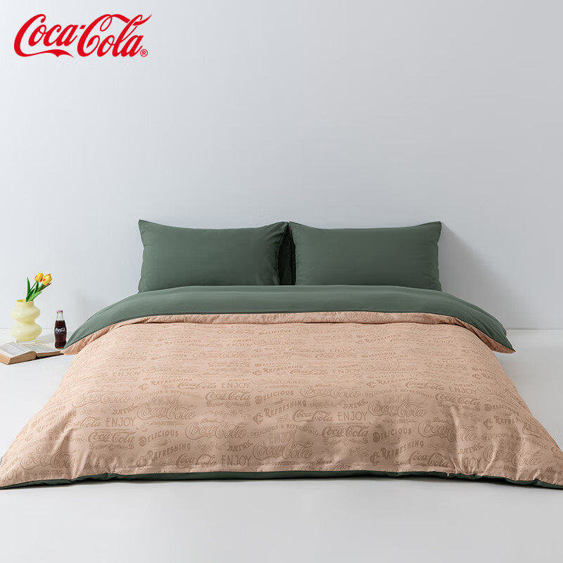 可口可乐 Coca-Cola 四件套 200*230cm 券后49元