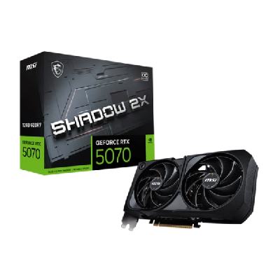 PLUS：微星 GeForce RTX 5070 12G SHADOW 2X OC 4576.01元