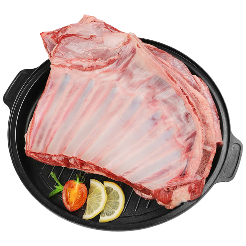 8日00:00鲜京采澳洲精选原切羊肋排（偏瘦） 2斤/袋 草饲羊肉 京东自有品牌 49.4元
