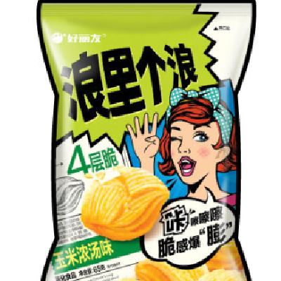 好丽友（ORION）好友趣呀土豆浪里个浪零食成人儿童休闲零食宿舍办公室小零食 【呀土豆】番茄酱味70g 31元（合3.88元/件）