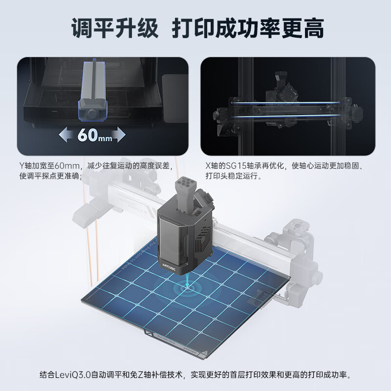 纵维立方 Anycubic K3V2 Combo全自动调平FDM高速桌面级家用多色打印机儿童3D立体打印机 1699元