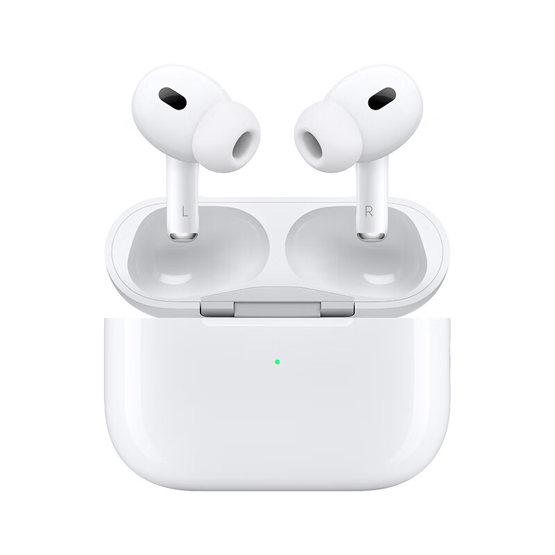 蘋果 Apple AirPods Pro 2 入耳式降噪藍牙耳機 白色 Type-C接口 券后1385.08元