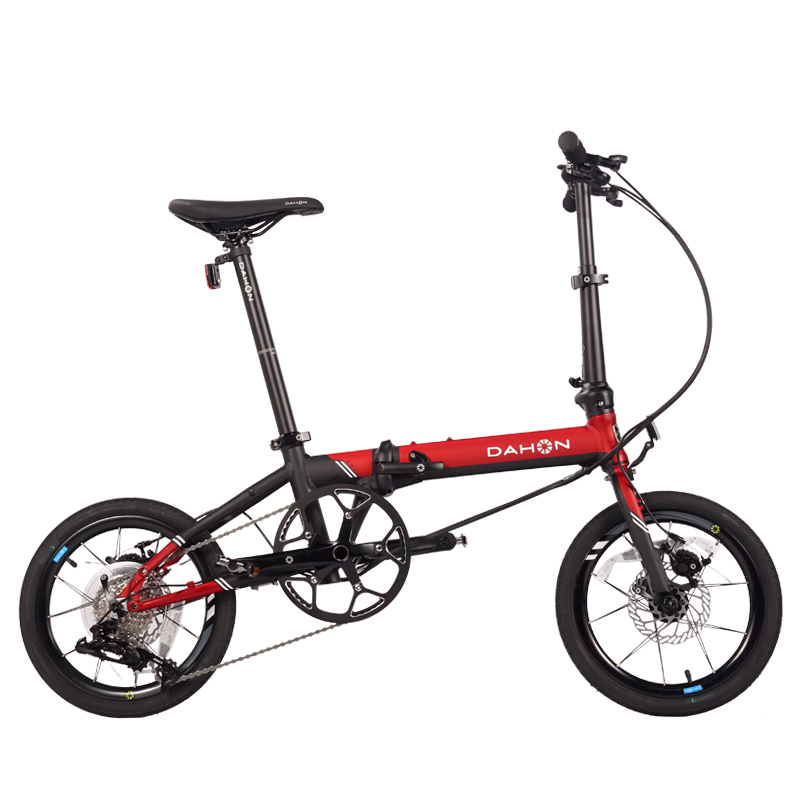 限移动端、京东百亿补贴：DAHON 大行 16英寸9速碟刹版K3PLUS男女式运动单车KAA693 黑红 黑红 券后2883.64元