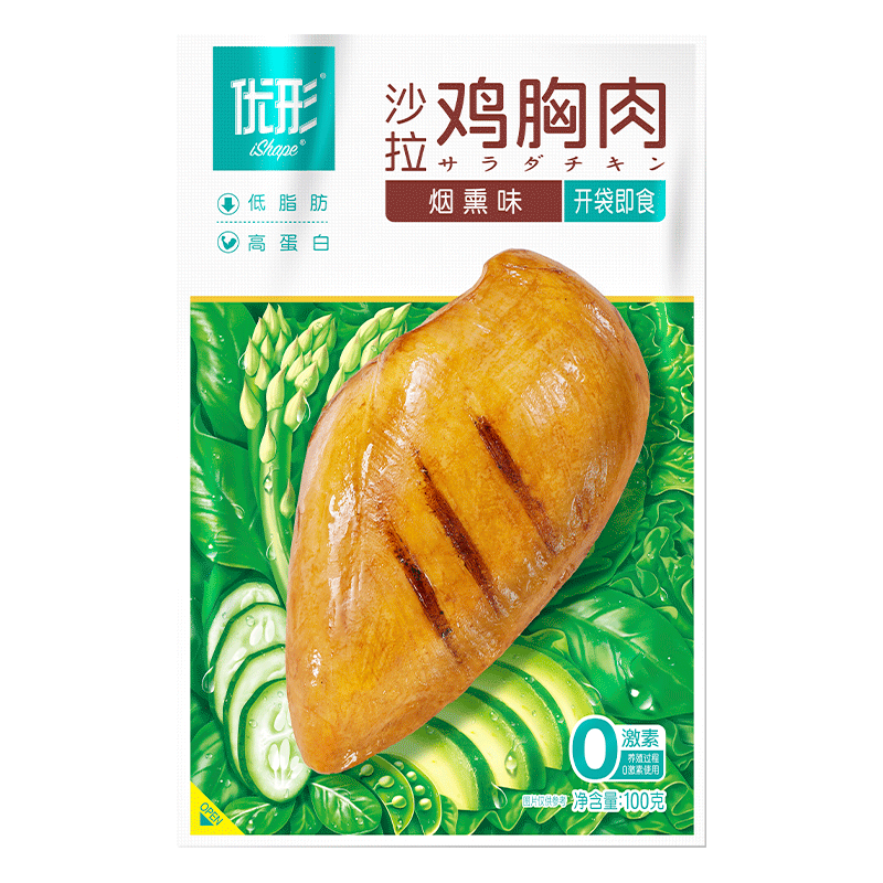 优形 沙拉鸡胸肉组合 7袋580g 30.15元（需买3件，需用券）
