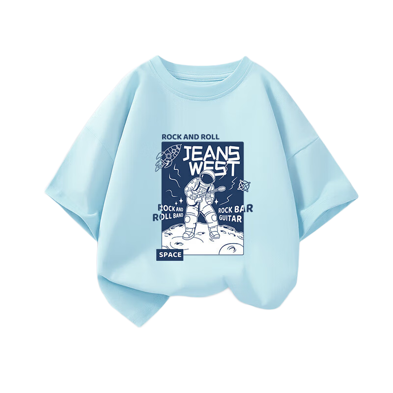 plus：真維斯（Jeanswest）男童t恤短袖哪吒衣服兒童純棉半袖上衣夏季中小童男孩夏天童裝 32.82元（合16.41元/件）