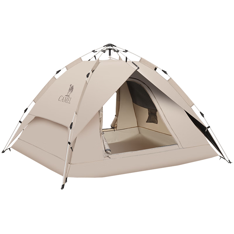 骆驼（CAMEL） 户外帐篷 黑胶折叠 3-4人 8111/A111 双层液压 138.9元（需领券）