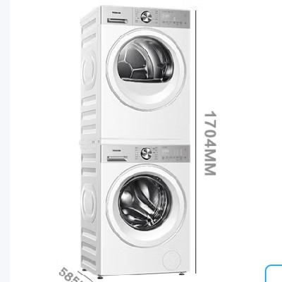 20點開始、PLUS會員：東芝 玉兔2.0全變頻洗烘套裝 DG-10T18B+T181BW 返后6959.248元（下單反500元京豆，付定瓜分200元京豆）