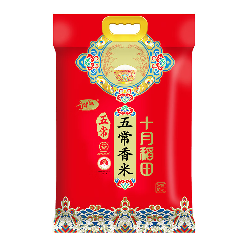 十月稻田 SHI YUE DAO TIAN 五常稻香米 五常大米 10kg（東北大米 香米 10公斤） 券后81元