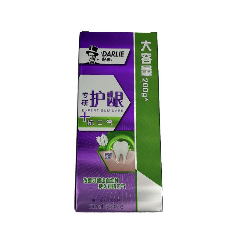临期品：好来 专研护龈抗口气牙膏 200g 10.9元