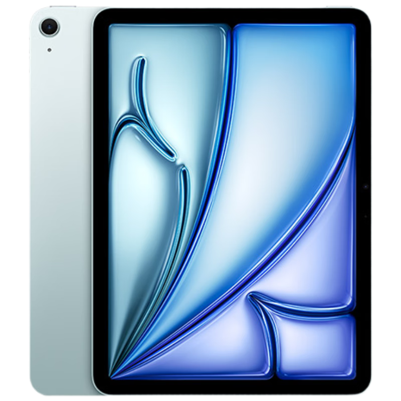 plus會員：Apple/蘋果 iPad Air 13英寸 M2芯片 2024年新款平板電腦(Air6/512G WLAN版/MV2K3CH/A)藍色 7660.42元