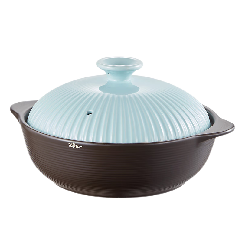 小熊（Bear）砂鍋 寬口煲仔飯燉鍋耐高溫不開(kāi)裂3.2L 煲湯沙鍋燃?xì)庠钐沾慑?95.2元（需領(lǐng)券）