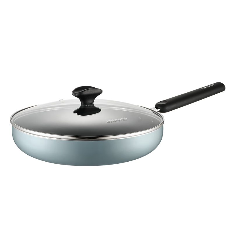九阳 不粘煎锅聚油加深平底锅燃气明火专用墨峰蓝28cm 63.2元（需领券）