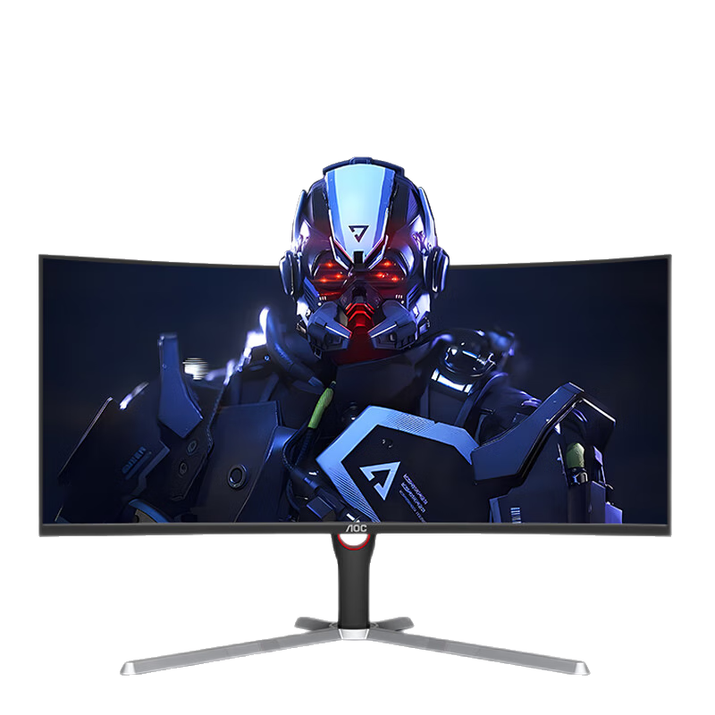 PLUS會員：AOC 34英寸 帶魚屏 WQHD 廣色域 180Hz HDR10 出廠校色 旋轉(zhuǎn)升降 21:9曲面電競電腦顯示器 CU34G3X 1309.86元（需領(lǐng)券）