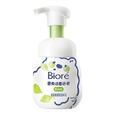 碧柔（Biore）氨基酸洁面泡泡洗面奶160ml 深层清洁平衡 控油型  60.69元（合30.35元/件）