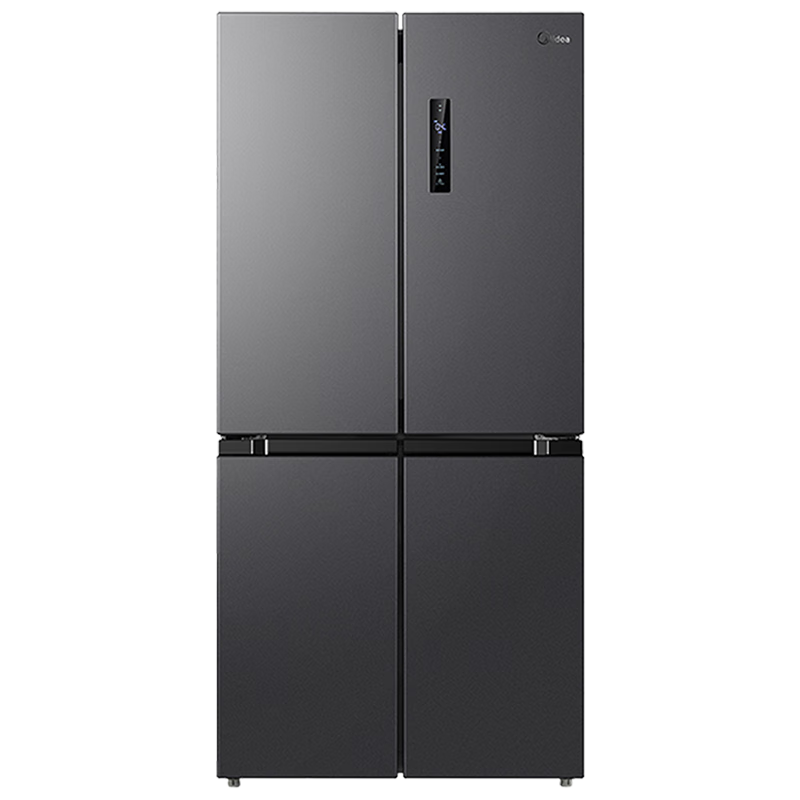 PLUS會員：美的471 十字四開門冰箱 家用風冷無霜一級能效 雙變頻 BCD-471WSPZM(E) 1625.52元（秀視頻返20元后）