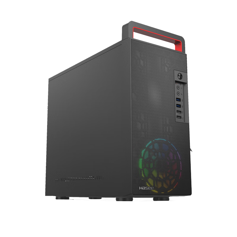 神舟（HASEE）战神K67H电竞游戏台式电脑电竞主机(酷睿i7-13700HX 16G 1TB SSD RTX4060) 4456.81元