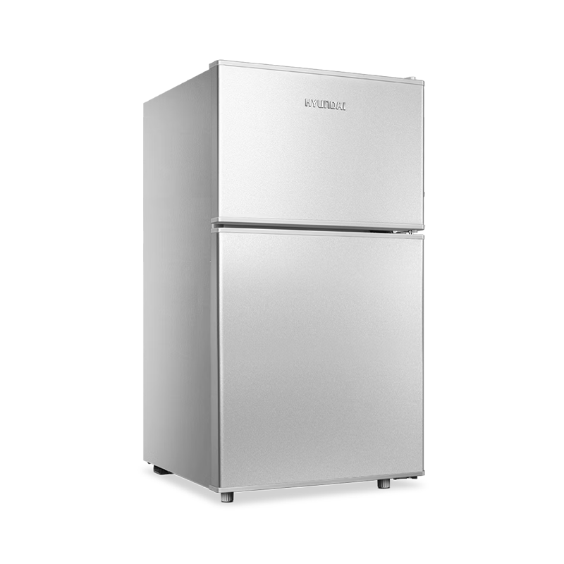 HYUNDAI（韩国现代） 小冰箱 冰箱小型双开门 迷你双门家用宿舍租房冷藏冷冻电冰箱节能省电 68L银【节能省电+高性价比】 268.2元（需领券）