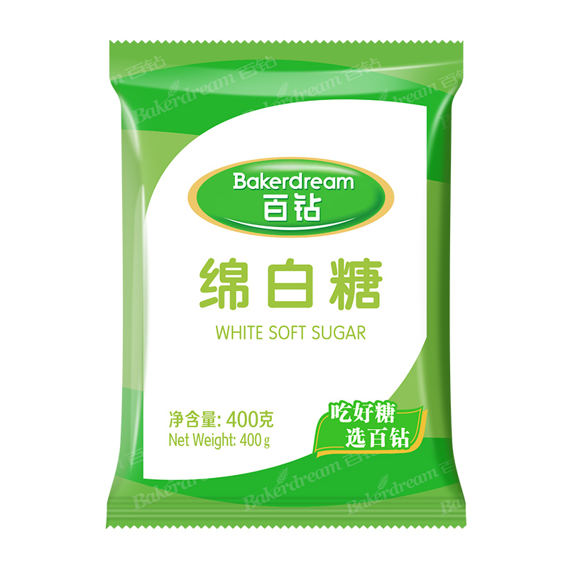 百鉆綿白糖300g 白砂糖奶茶沖飲 5.4元