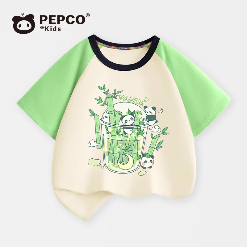 PEPCO 小猪班纳 男童纯棉插肩袖短袖t恤 *3件 49.7元（需领券，合16.57元/件）