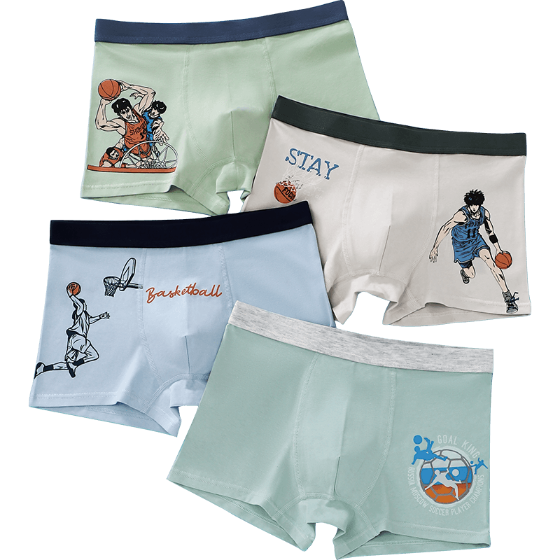 13日20點(diǎn)：MiiOW 貓人 青少年內(nèi)褲4條裝 10A級(jí)抑菌 29.95元 包郵 （限時(shí)28小時(shí)）