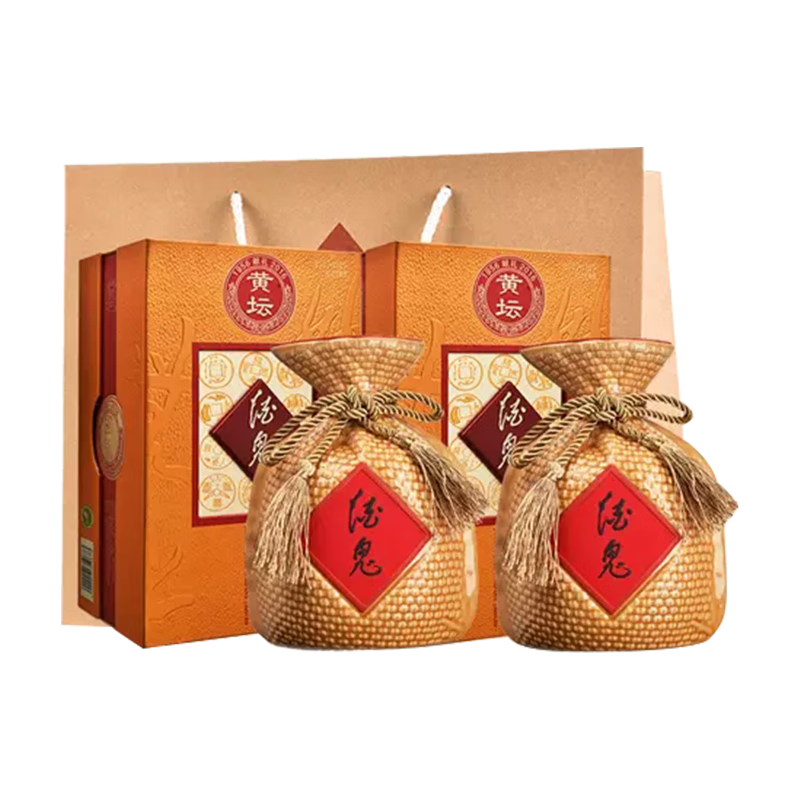 酒鬼（JIUGUI） 酒鬼酒52度黃壇468ml馥郁香型禮盒裝白酒 52度 468mL 2瓶 兩瓶裝 712元（需領(lǐng)券，合356元/件）
