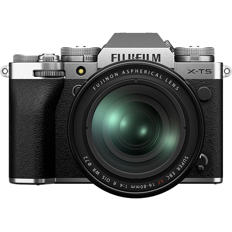 富士（FUJIFILM）X-T5/XT5 微單相機(jī) 套機(jī)（16-80mm) 4020萬(wàn)像素 7.0檔五軸防抖 6K30P 經(jīng)典機(jī)械撥盤 銀色 14890元