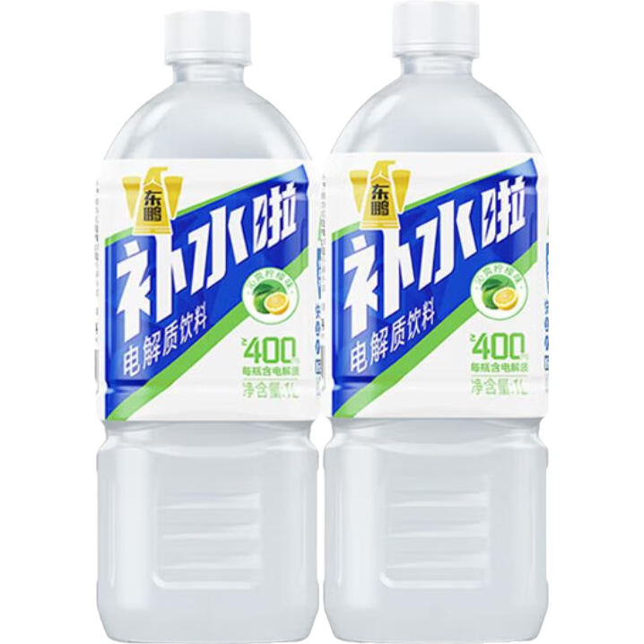 東鵬 補水啦電解質(zhì)飲料 1L*2瓶 11元（需試用）