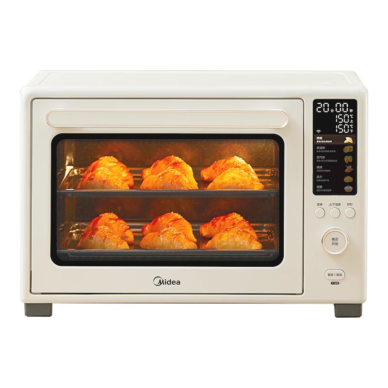 美的（Midea）【國(guó)家補(bǔ)貼】小貝殼2.0P40風(fēng)爐家用多功能烤箱40L容量/ 石墨烯免預(yù)熱/雙層同烤 879.44元（需領(lǐng)券）