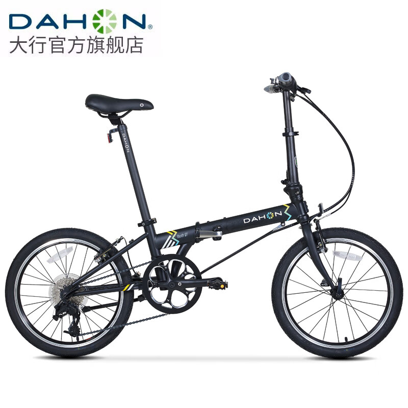 京東PLUS：DAHON 大行 青春版P8 折疊自行車 20寸8速 KAC081 消光黑 1934.16元（需湊單）