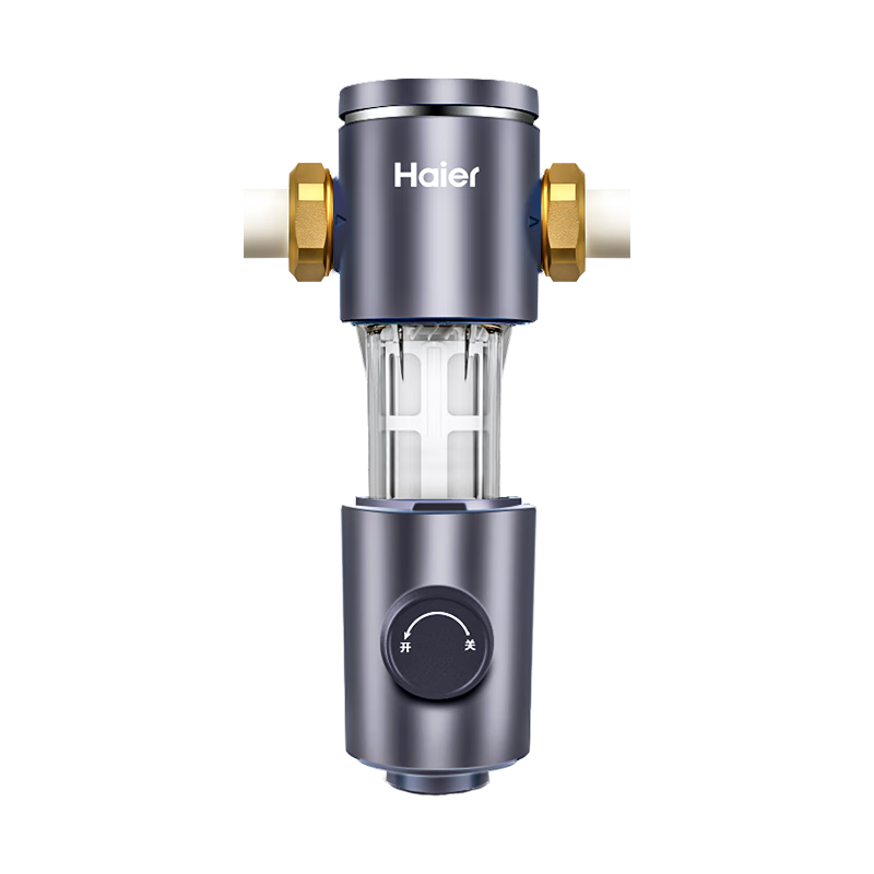 再降价:Haier/海尔 HP-05前置式净水器40微米双网反冲洗  259.34元（需领券）