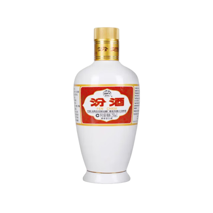 汾酒 出口白瓷 清香型白酒 53度250ml 单瓶装 40.44元