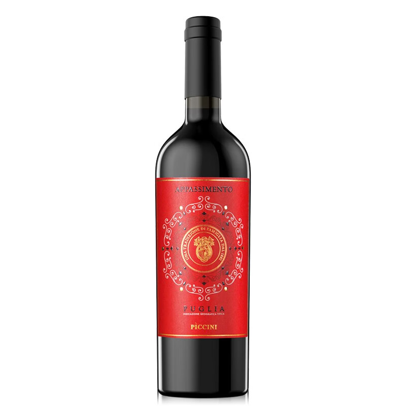 彼奇尼酒莊 PICCINI 枯藤 半甜紅葡萄酒 15%vol 750ml 69.67元（需買3件，需用券）