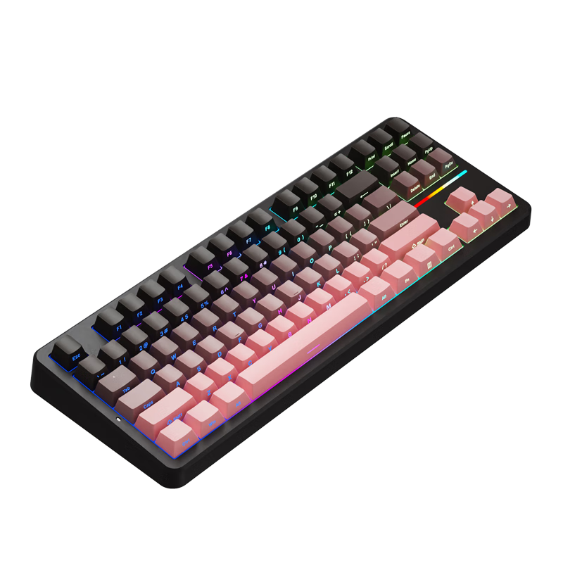 前行者 X87Pro/Ultra无线机械键盘有线蓝牙三模gasket客制化满填充电竞 北极拿铁轴三模1.2万mAh 194.65元