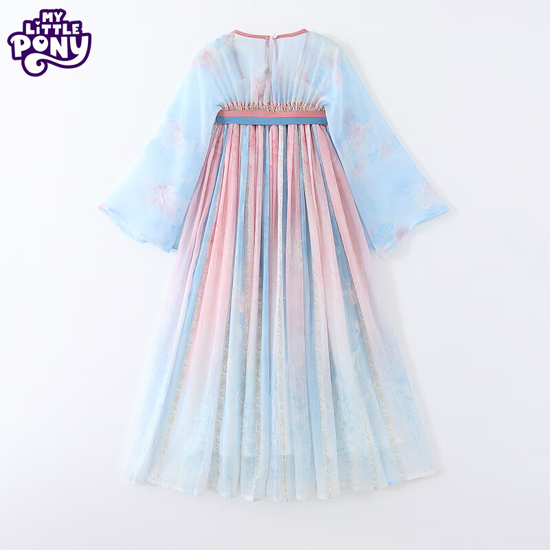 My Little Pony 小馬寶莉 兒童漢服2025春夏女孩國風(fēng)古裝連衣裙女童中國風(fēng)刺繡長裙 券后148.65元