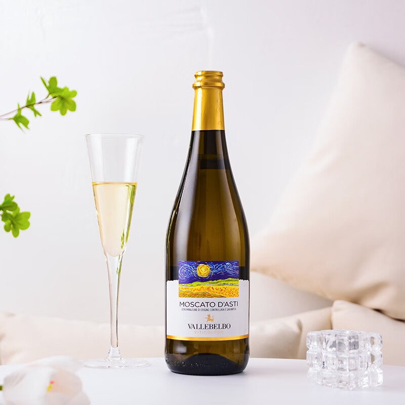 20点开始、移动端、京东百亿补贴：Moscato d\' Asti 星空莫斯卡托 DOCG梵高星空 莫斯卡托阿斯蒂起泡酒 750ml 47元