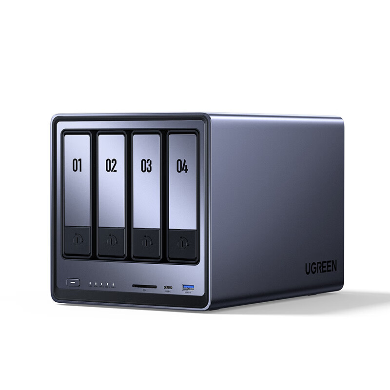 綠聯(lián) DXP4800 四盤位 NAS存儲（N100、16GB）空盤版 1724.65元