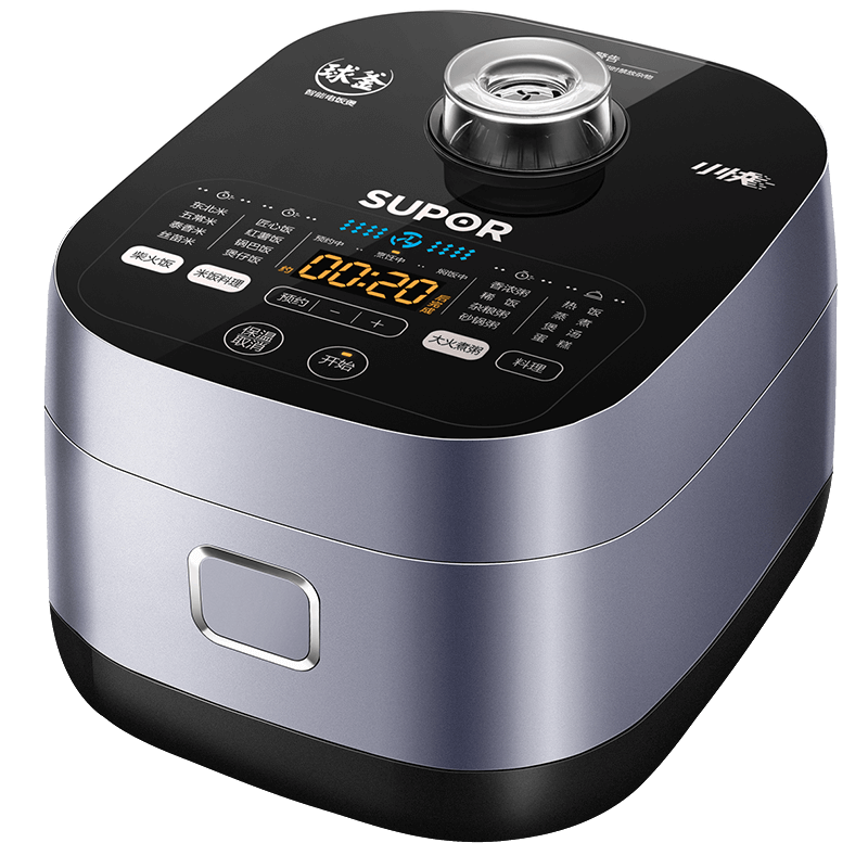 PLUS会员：SUPOR 苏泊尔 电饭煲 5L 蓝钻内丹不粘 50FC661  230.48元（需领券）
