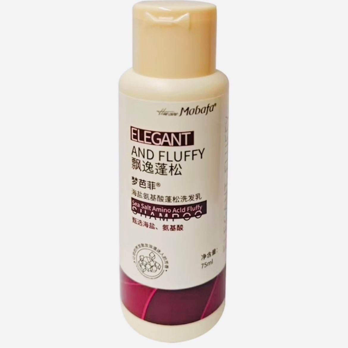 需首單：夢芭菲 海鹽氨基酸蓬松洗發(fā)乳75ml*1瓶 1.7元包郵
