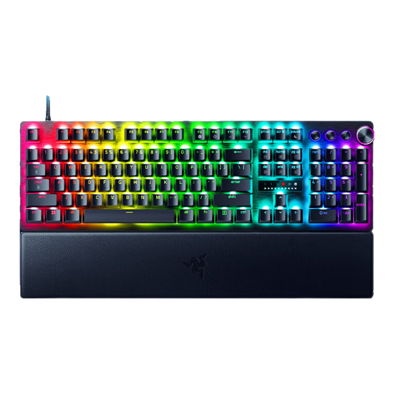 PLUS会员：雷蛇（Razer）猎魂光蛛 V3专业版 模拟光轴 机械电竞键盘 104键 RGB幻彩  1558.91元(晒单赠CF游戏道具)