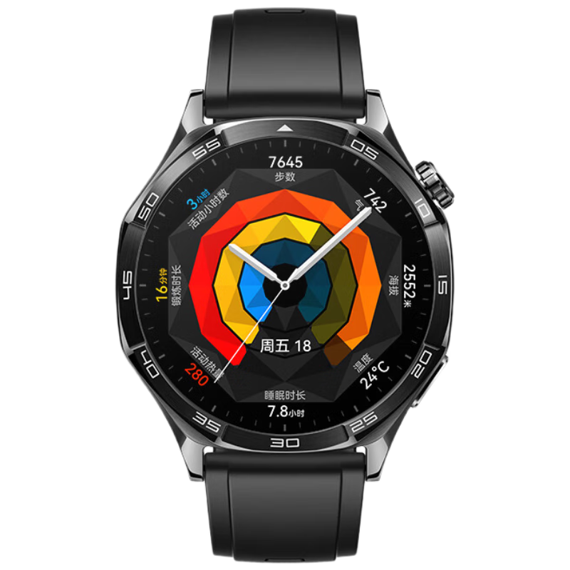 PLUS會員: 華為（HUAWEI）WATCH GT 5幻夜黑46mm華為智能手表情緒健康助手玄璣感知系統(tǒng)運動涂鴉睡眠監(jiān)測 1039.64元